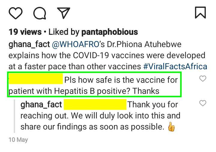 FACT-CHECK: Is it safe for Hepatitis B patients to receive the COVID-19 vaccine?