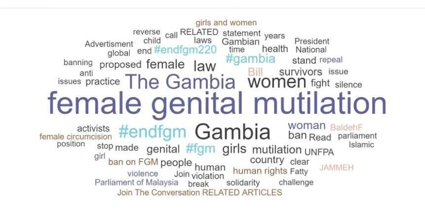 Move to overturn FGM ban in The Gambia leads to the emergence of online echo chambers