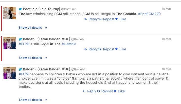 Move to overturn FGM ban in The Gambia leads to the emergence of online echo chambers