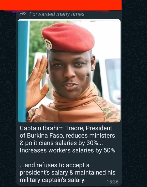 FACT-CHECK: Burkina Faso reduces salaries of ministers by 30%?