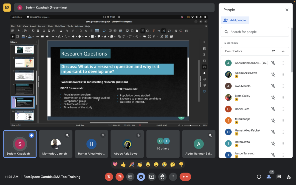 Brandwatch: Gambian Fact-Checkers trained on use of social media analytics tool