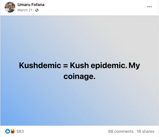 KUSH: Politics aside, Sierra Leoneans unite in tackling the drug epidemic