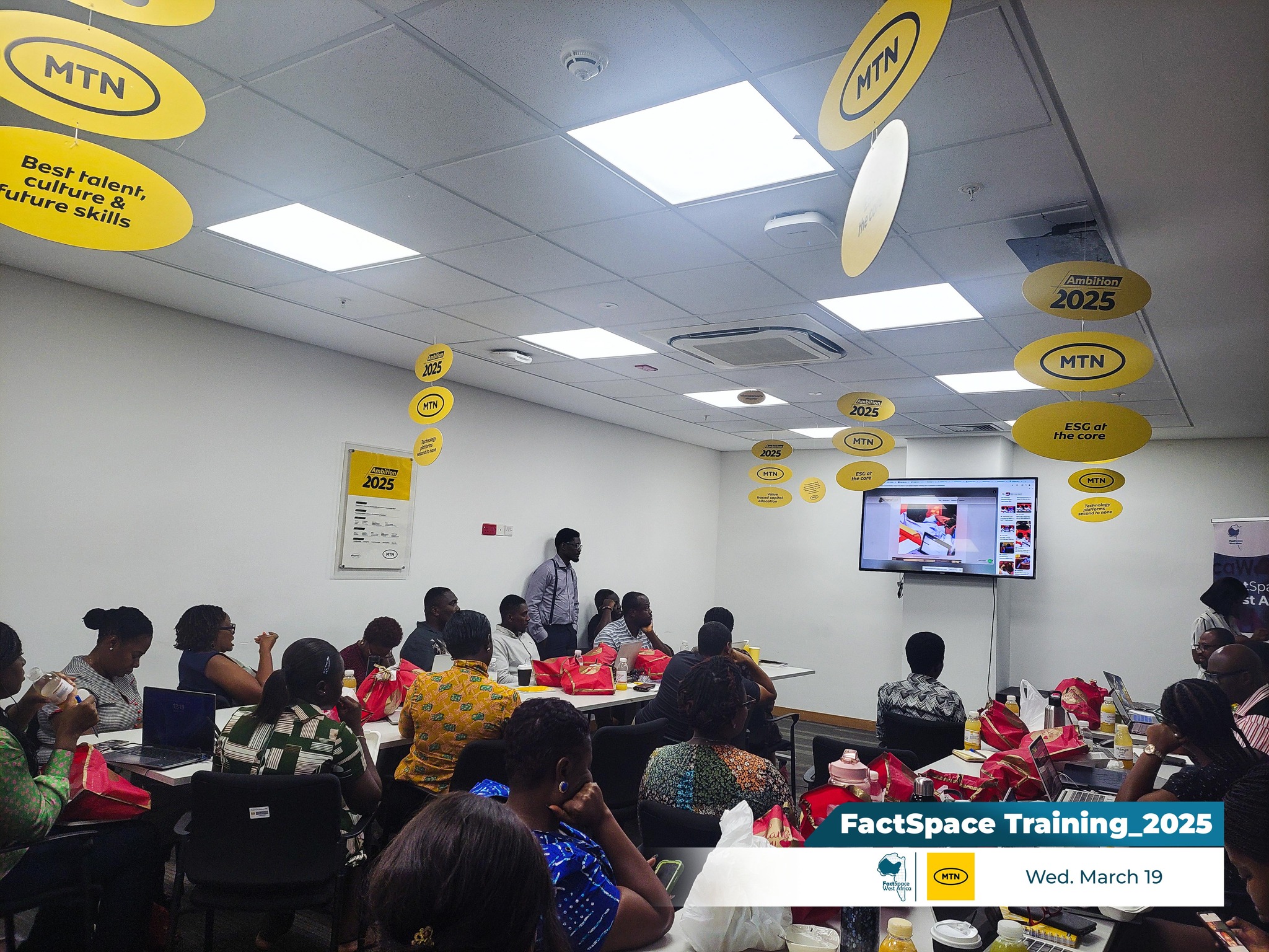 FactSpace trains MTN Ghana staff on misinformation and disinformation