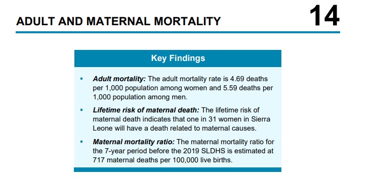 Fact-checking Sierra Leone Vice President on maternal mortality data