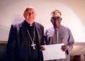False: President Tinubu did not meet the Vatican's Secretary of State during Rome trip