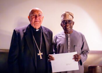 False: President Tinubu did not meet the Vatican's Secretary of State during Rome trip