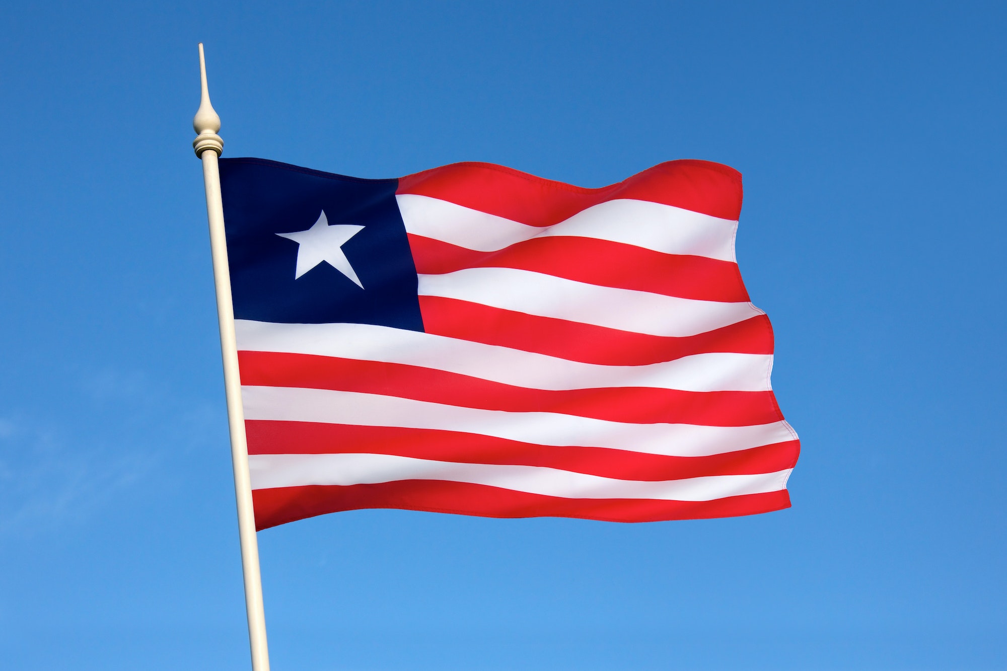 National flag of Liberia