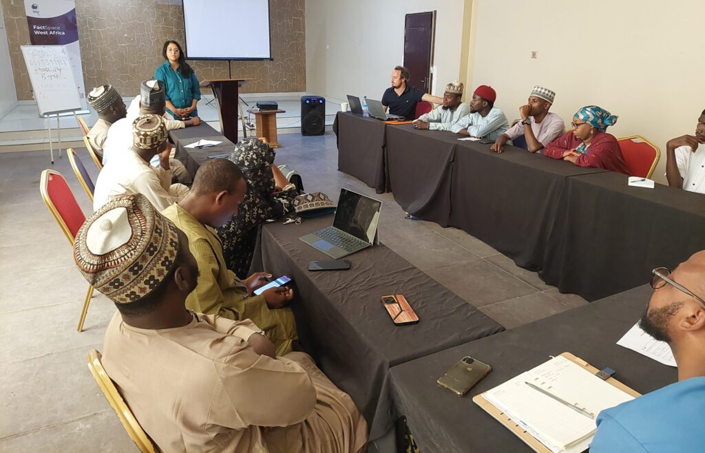 Yossabel Chetty taking participants through a session 