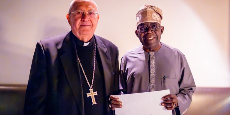 False: President Tinubu did not meet the Vatican's Secretary of State during Rome trip