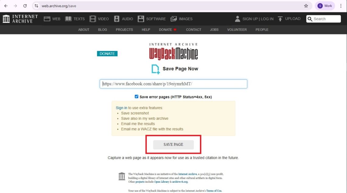 Waybackmachine Button How to archive a link using Wayback Machine - A step-by-step guide ...