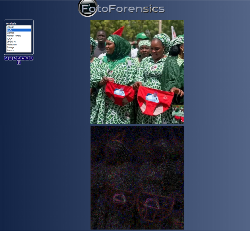 False! Governor of Nigeria’s Kano State did not distribute panties, viral images manipulated