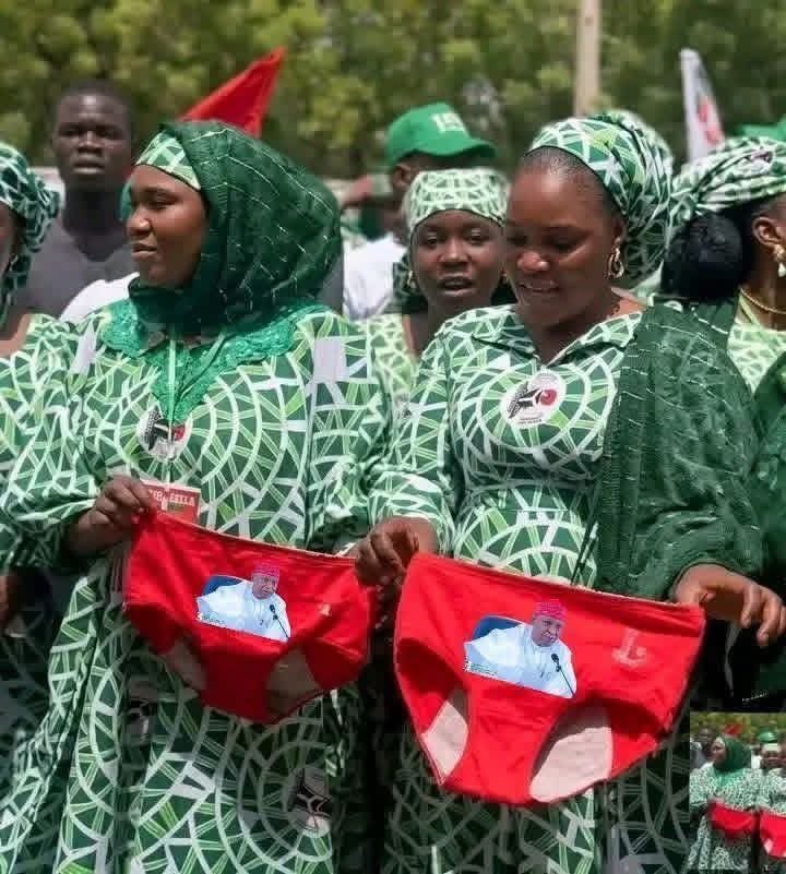 False! Governor of Nigeria’s Kano State did not distribute panties, viral images manipulated
