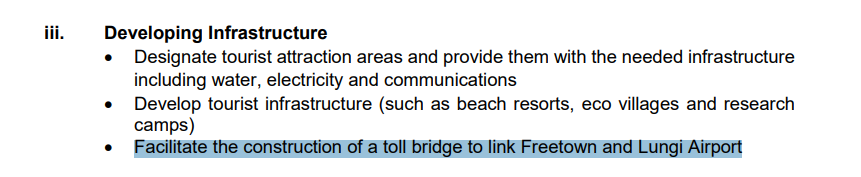 ‘I never promised Lungi Bridge in my manifesto’ - Deconstructing Sierra Leone prez’s claim 