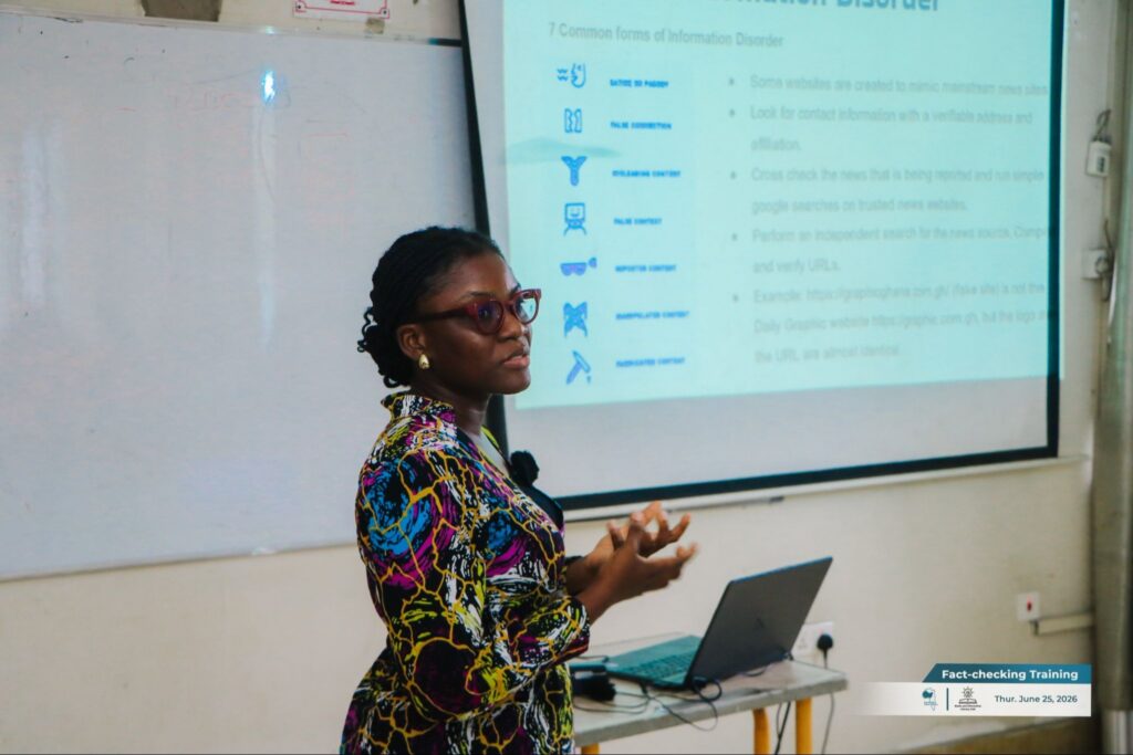 FactSpace West Africa facilitates two-part training at UniMAC-IJ: MIL club and New Media class FactSpace West Africa facilitates two-part training at UniMAC-IJ: MIL club and New Media class