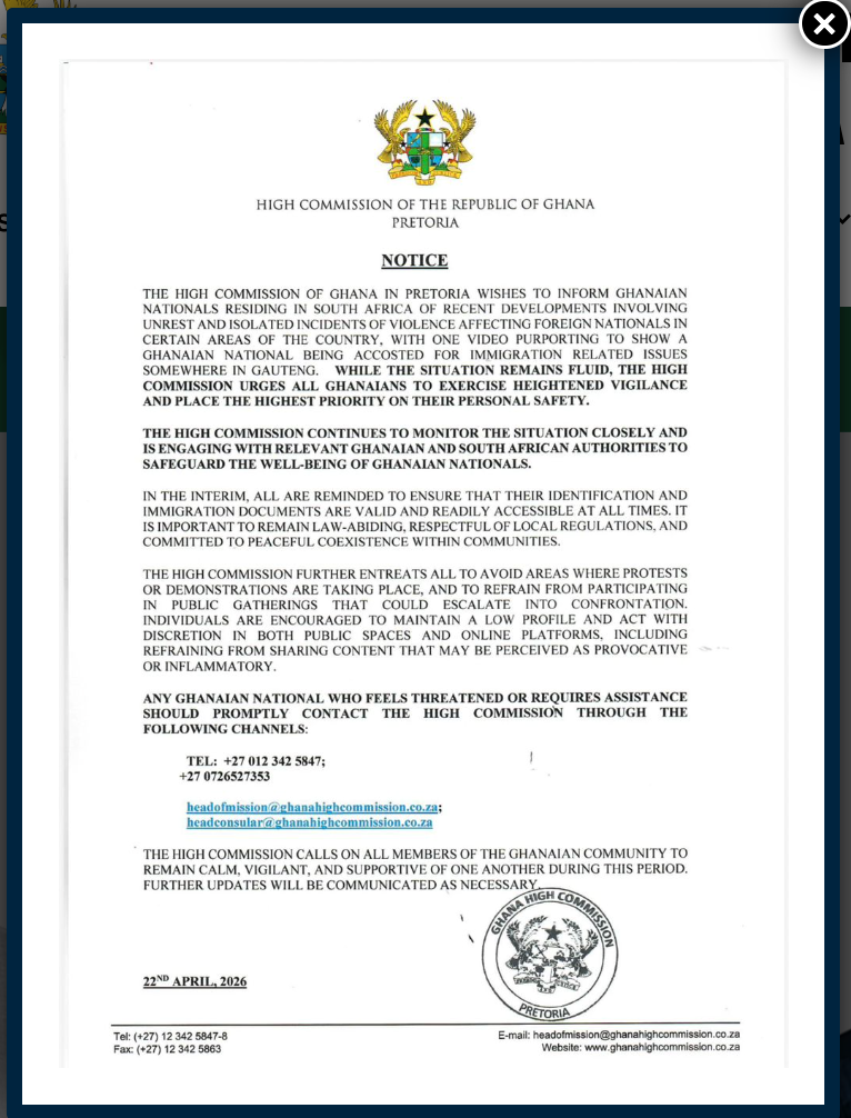 FACT-CHECK: US govt account on X falsely claims Nigeria evacuated citizens from South Africa, when only Ghana has FACT-CHECK: US govt account on X falsely claims Nigeria evacuated citizens from South Africa, when only Ghana has