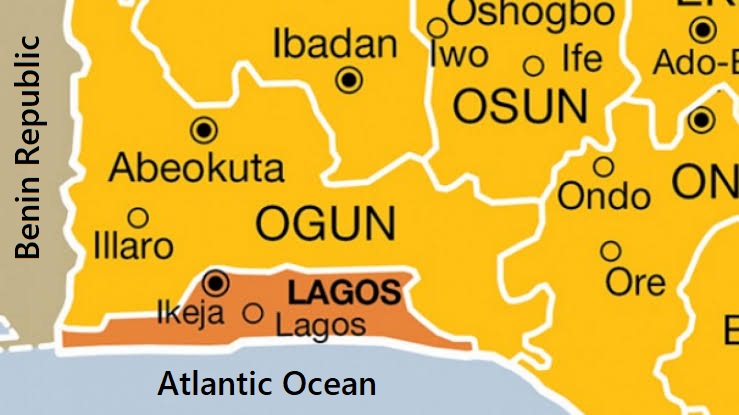 FACT-CHECK: Governor’s claim that Lagos is bordered only by Atlantic Ocean and Ogun State is False