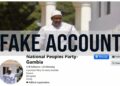 Gambia 2026: The fake governing NPP-Gambia Facebook page operated from France 