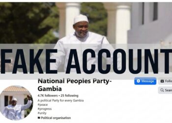 Gambia 2026: The fake governing NPP-Gambia Facebook page operated from France 